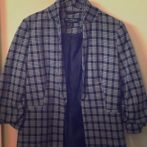 Miss Selfridge Black/White Blazer